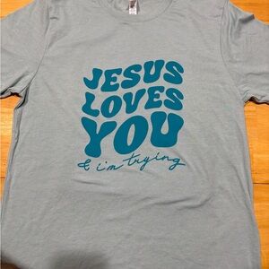 Graphic Tee - Jesus Loves You